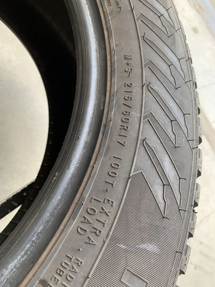(2шт) 215/60R17 Nokian Nordman 8 (7мм) зимові шини