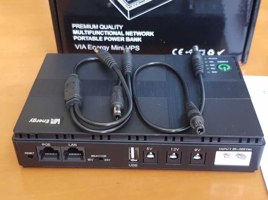 ДБЖ для роутеру mini-UPS  WI-Fi 12V / 9V / 5v 10400 mAh