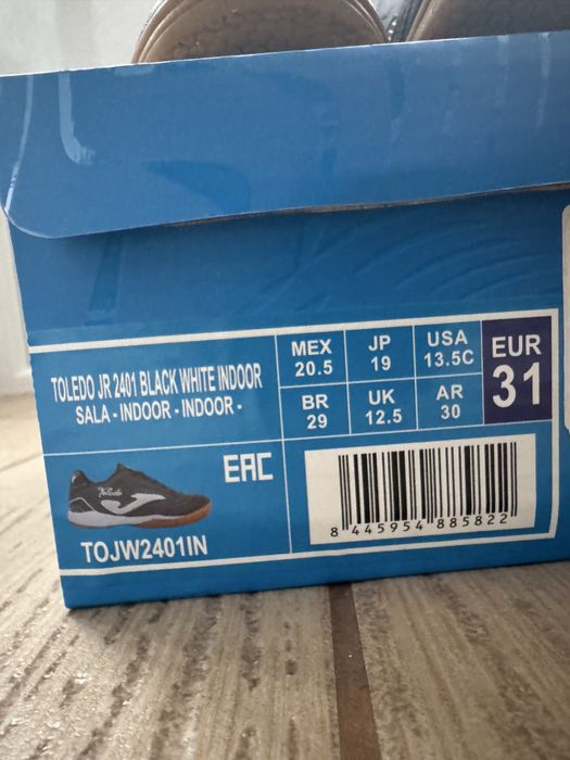 Футзальне взуття Joma TOLEDO р.31 чорний
