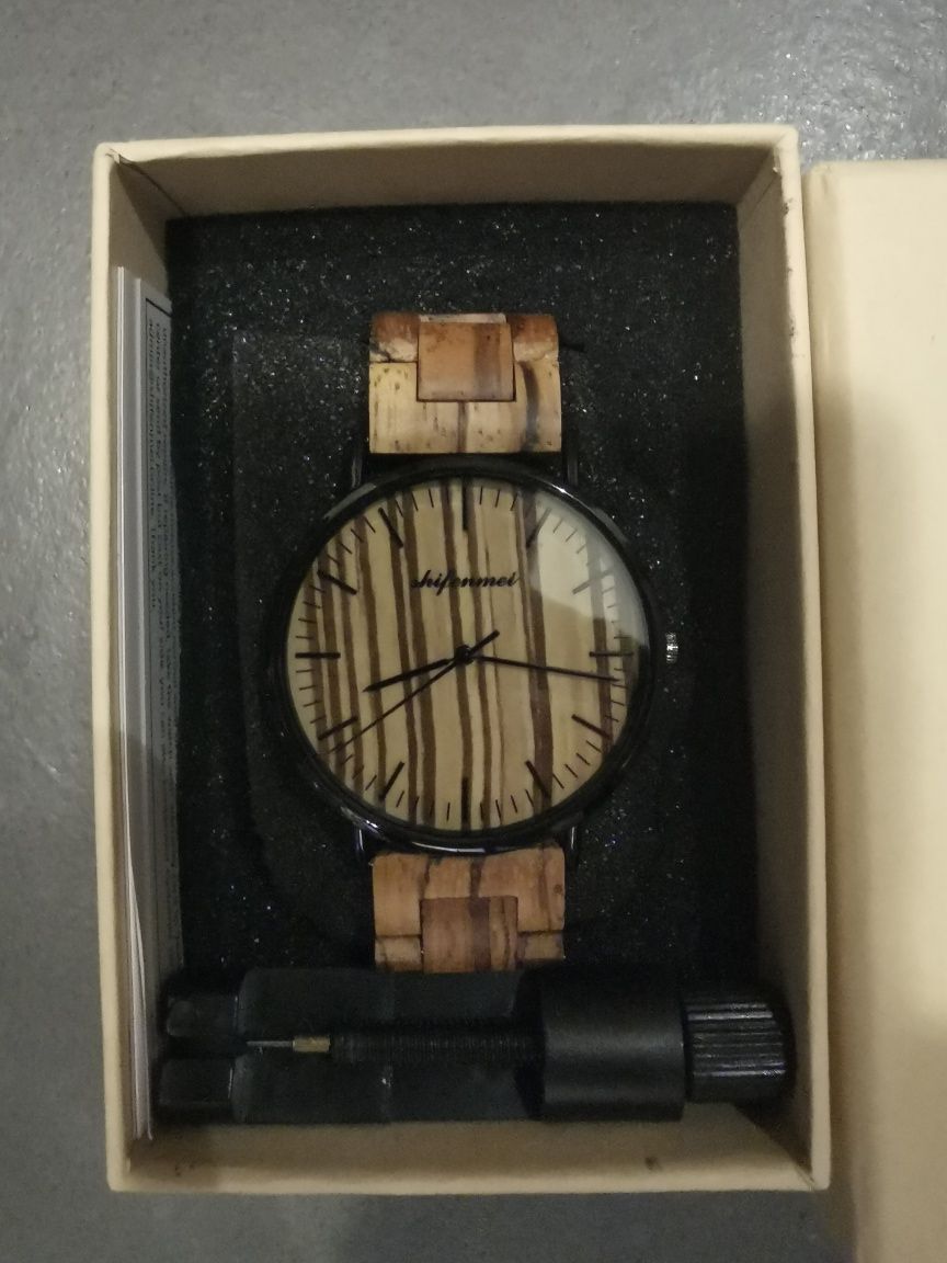 Zegarek męski drewniany Shifenmei s5567i