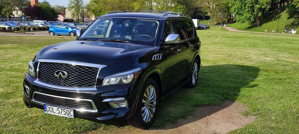 Infiniti QX80 4X4 8 osób, instalacja LPG możliwa zamiana na mniejszego SUVa do 40tyś