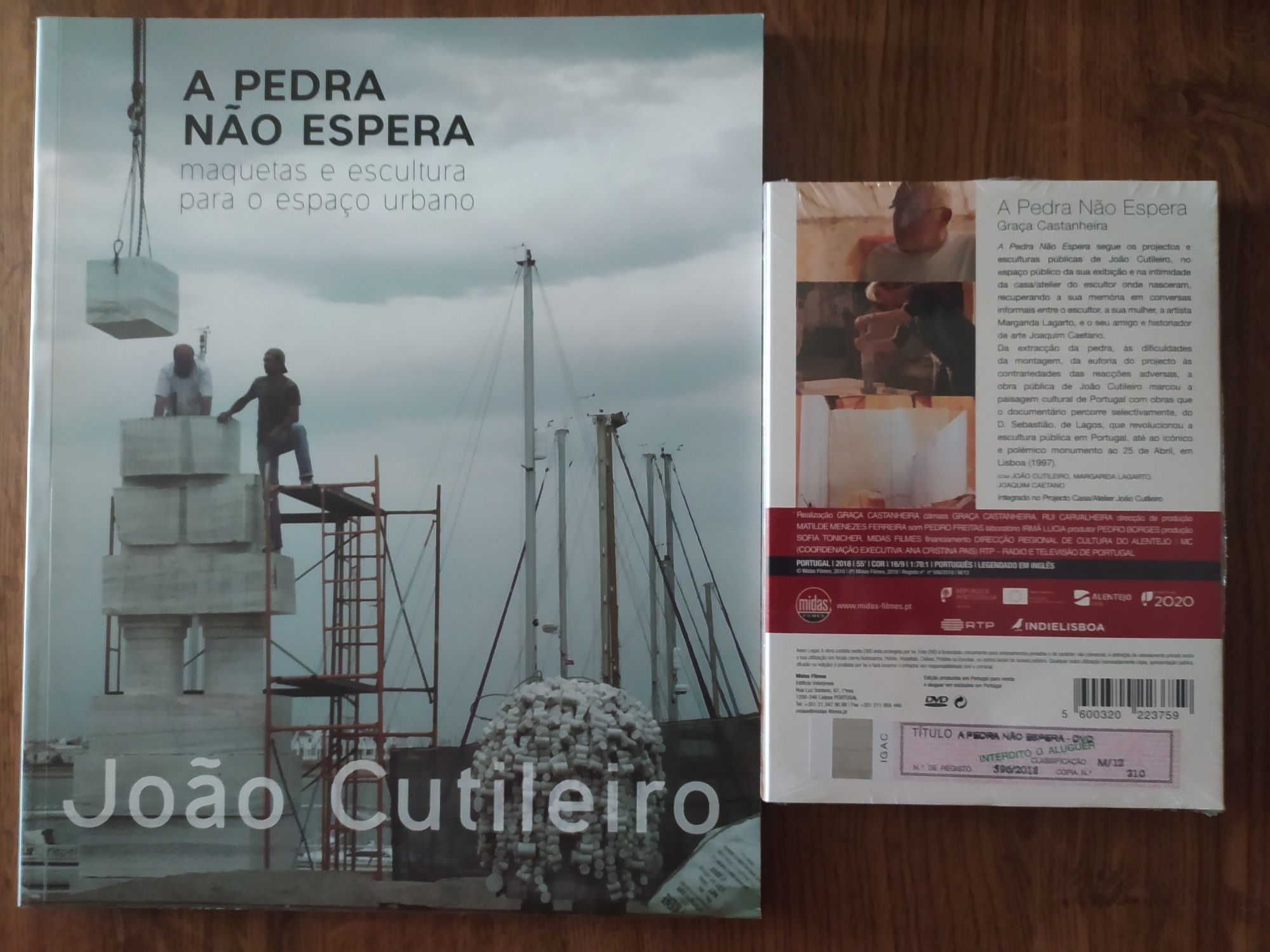 A Pedra Não Espera, João Cutileiro Livro + DVD