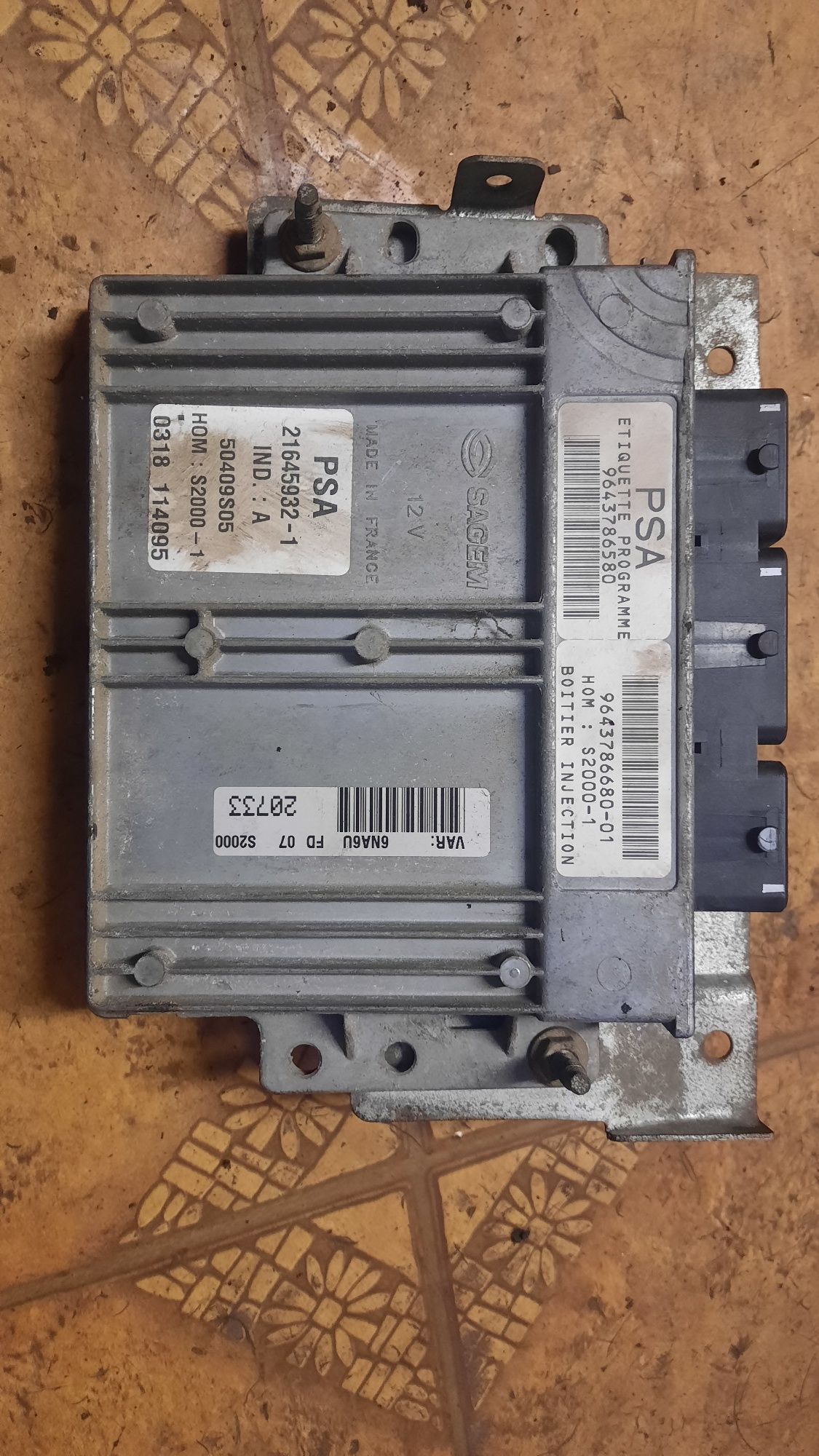 Moduł sterownik Citroen Picasso 96437  8668  001