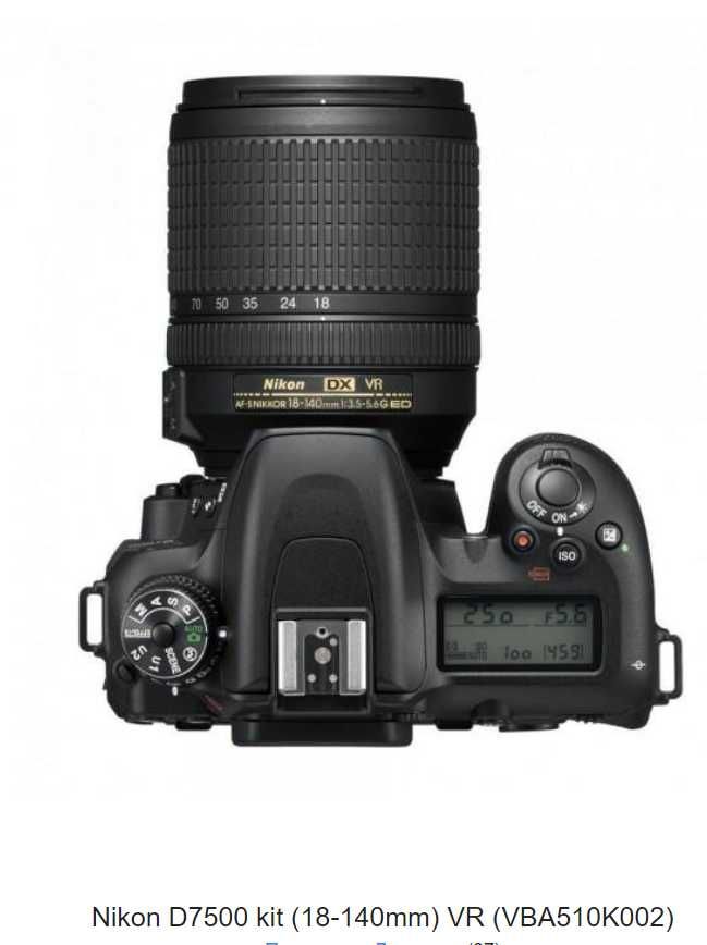 Дзеркальний фотоапарат Nikon D7500 kit (18-140mm) VR