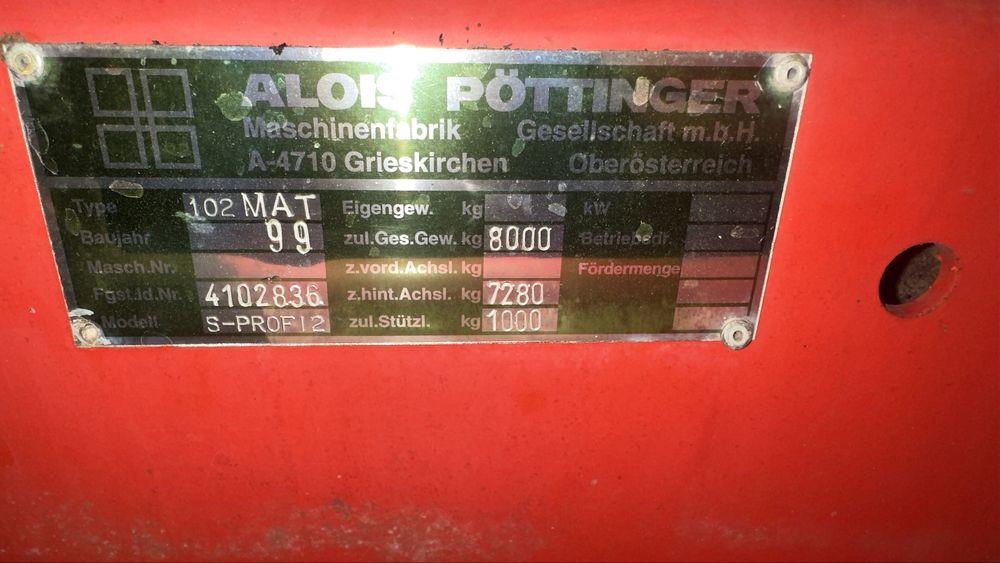 Pottinger Siloprofi 2 Formel S