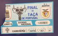 1993 Bilhete Futebol Final Taça Portugal, BENFICA vs BOAVISTA (5-2)