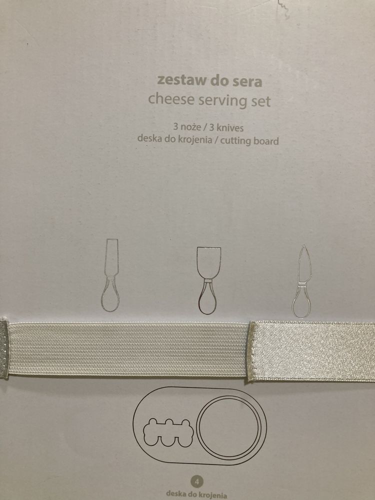 Zestaw noży do sera