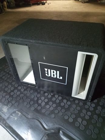 Skrzynia basowa subwoofer JBL GTO 1204BP plus wzmacniacz Blaupunkt
