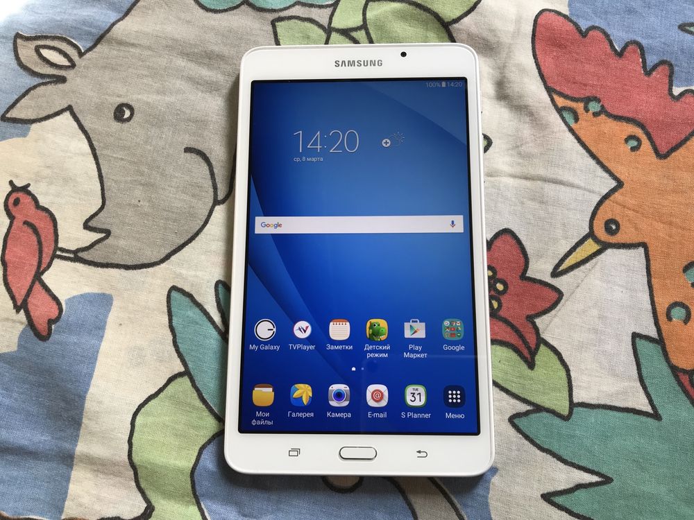 Отличный планшет Samsung Galaxy Tab A, SM-T280. 7 дюймов, 2/8GB