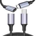 Kabel przedłużacz usb-c adapter oplot przedłużający przewód 2m