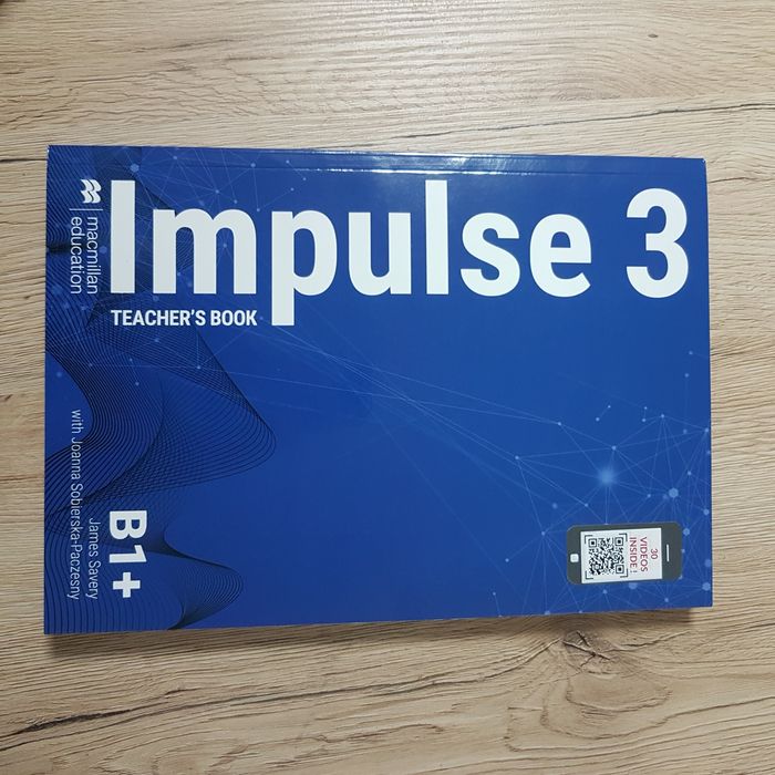 Nowa Impulse 3 B1+ książka nauczyciela TB  z nowym kodem do app + CD