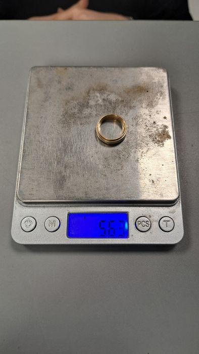 Złote obrączki - próba 585