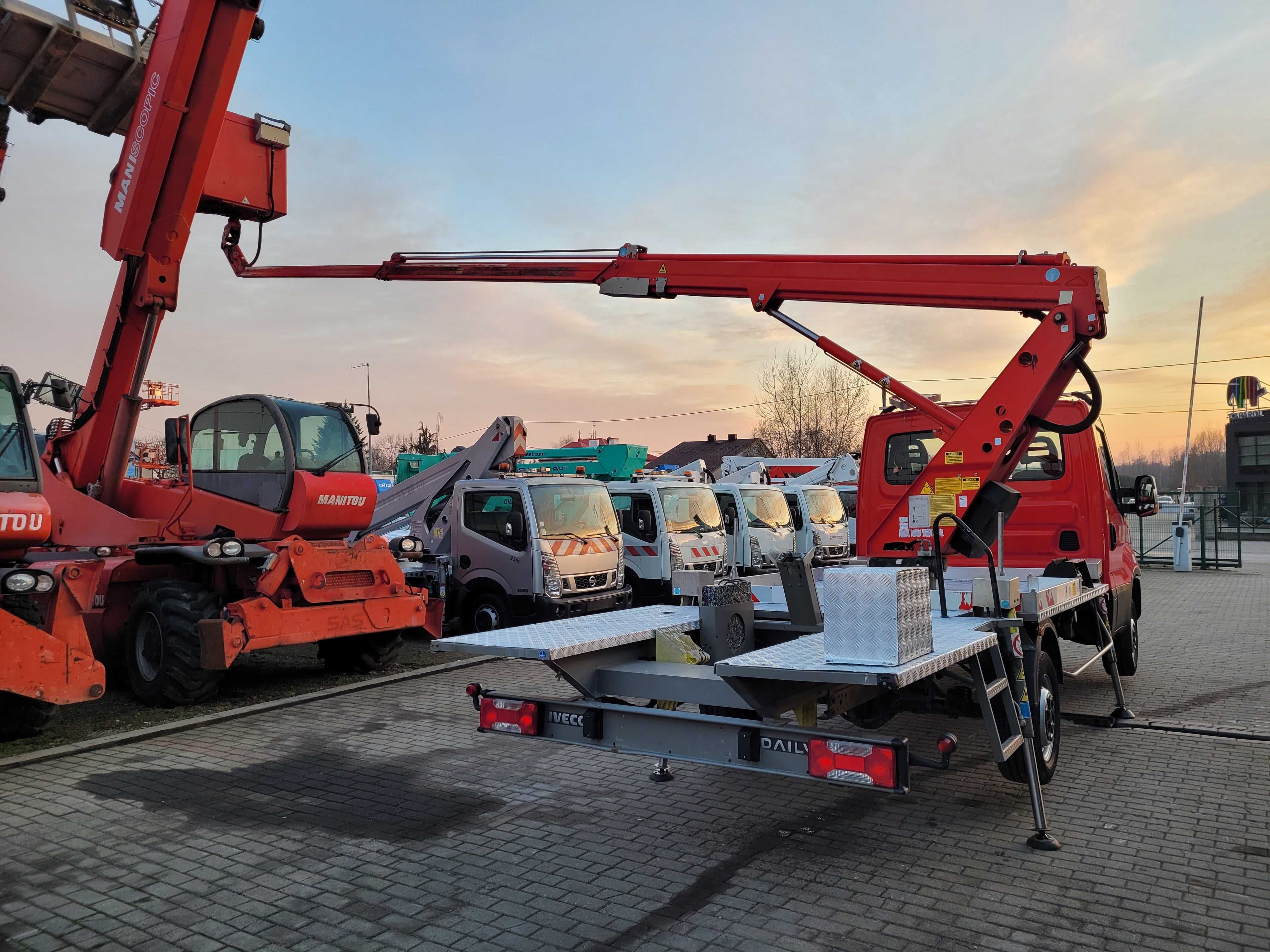 koszowy/teleskopowy/podnośnik/16m/zwyżka/multitel/iveco/gsr/169/tr/cmc