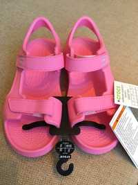 Crocs Летняя обувь для девочки : Кроксы : сандали : розовые : оригинал