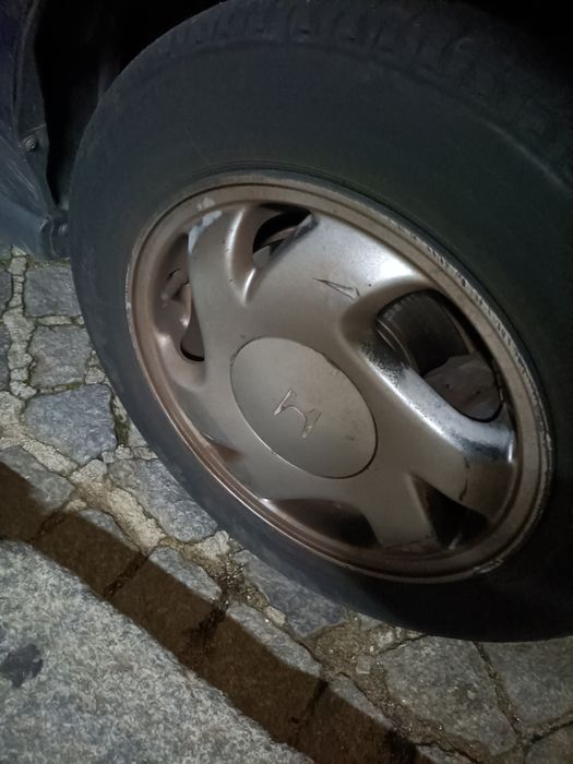 Honda Civic CRX Si - Jantes Liga Leve Originais - 14" raras + 4 Pneus