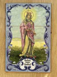 Azulejos com imagem Rainha Santa Isabel