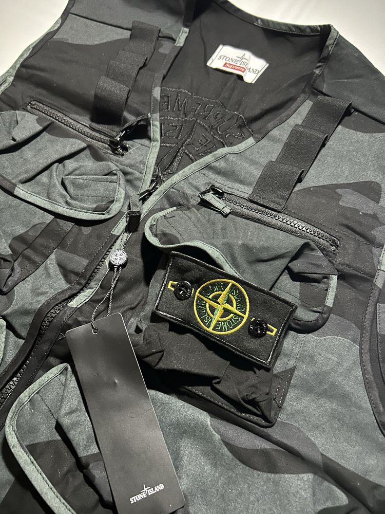 Жилетка Stone Island x Supreme m