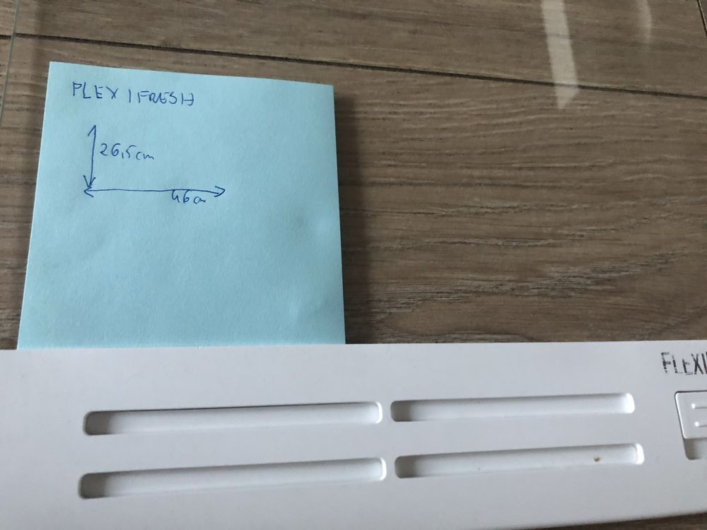 Electrulux szklane półki do lodowki / zamrażarki