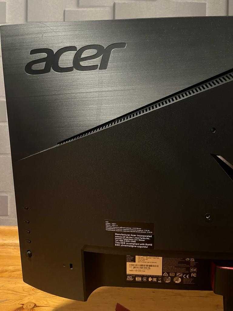 Monitor Acer 27 cali 144hz