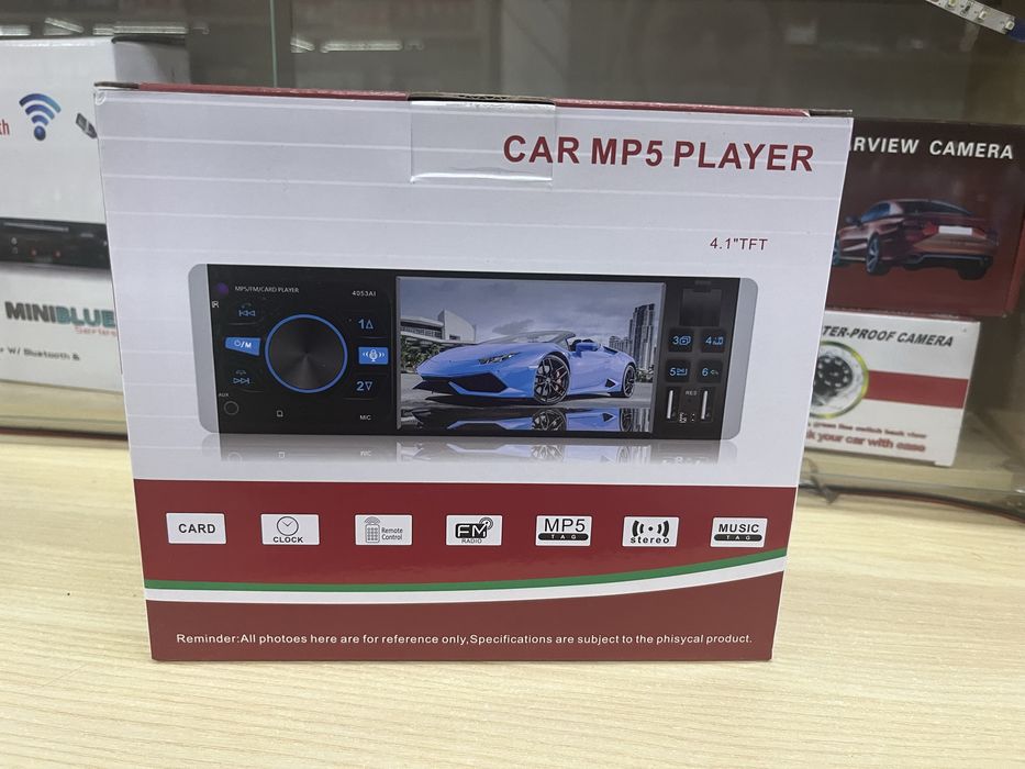 Автомагнітола  1Din з екраном