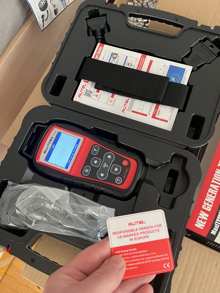 Autel TS 508 tpms диагностика прошивка датчики давления шин