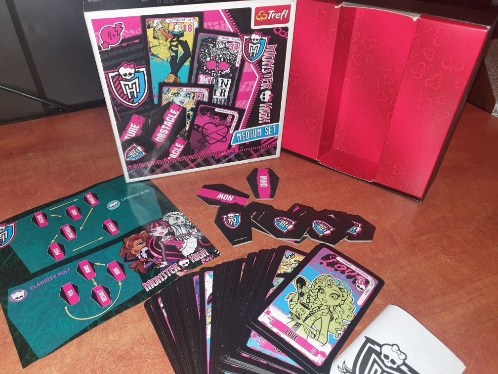 Medium Set Monster High, zestaw do wróżenia, Trefl gra
