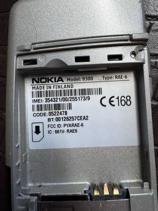 Nokia 9300 PL oryginalna ładowarka, karta