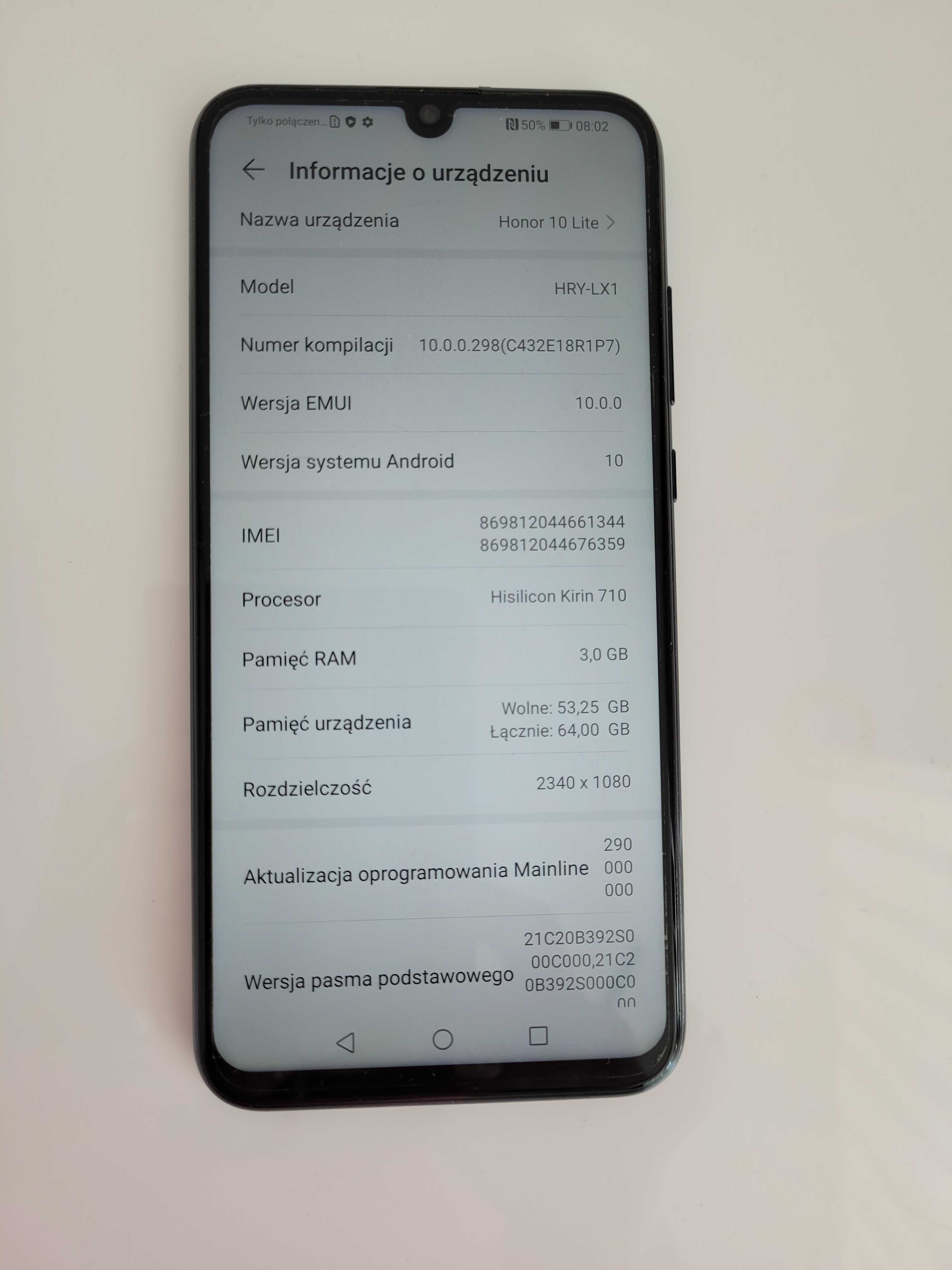 Smartfon Honor 10 Lite