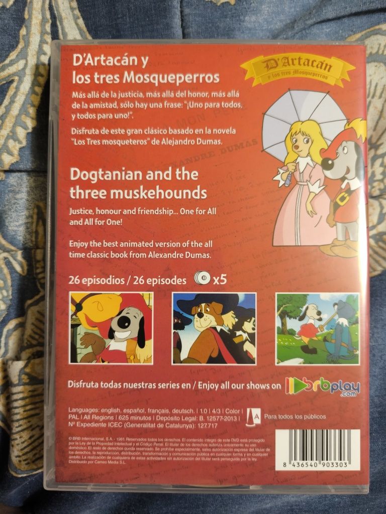 Colecção DVD "DARTACÃO" edição espanhola remasterizada