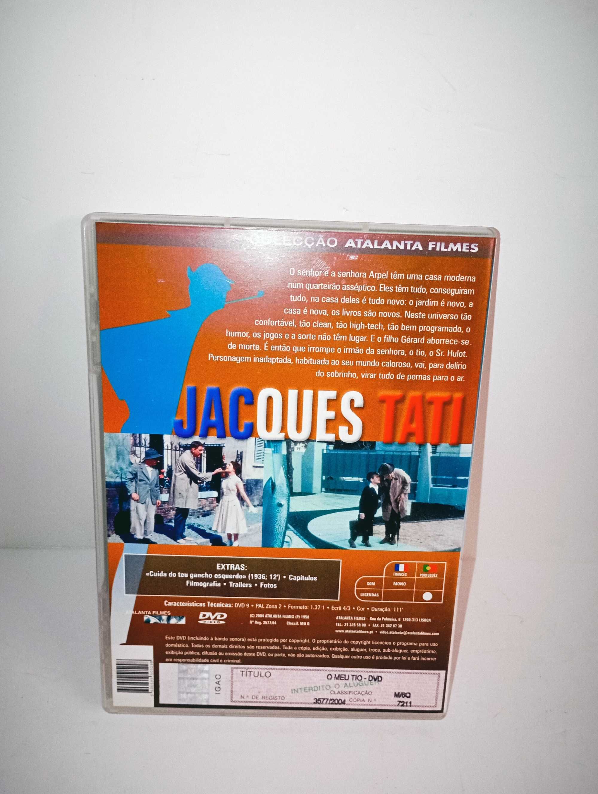 O meu tio - Jacques Tati (DVD original)