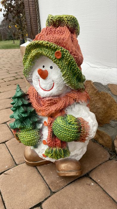 Сніговик новорічний декор