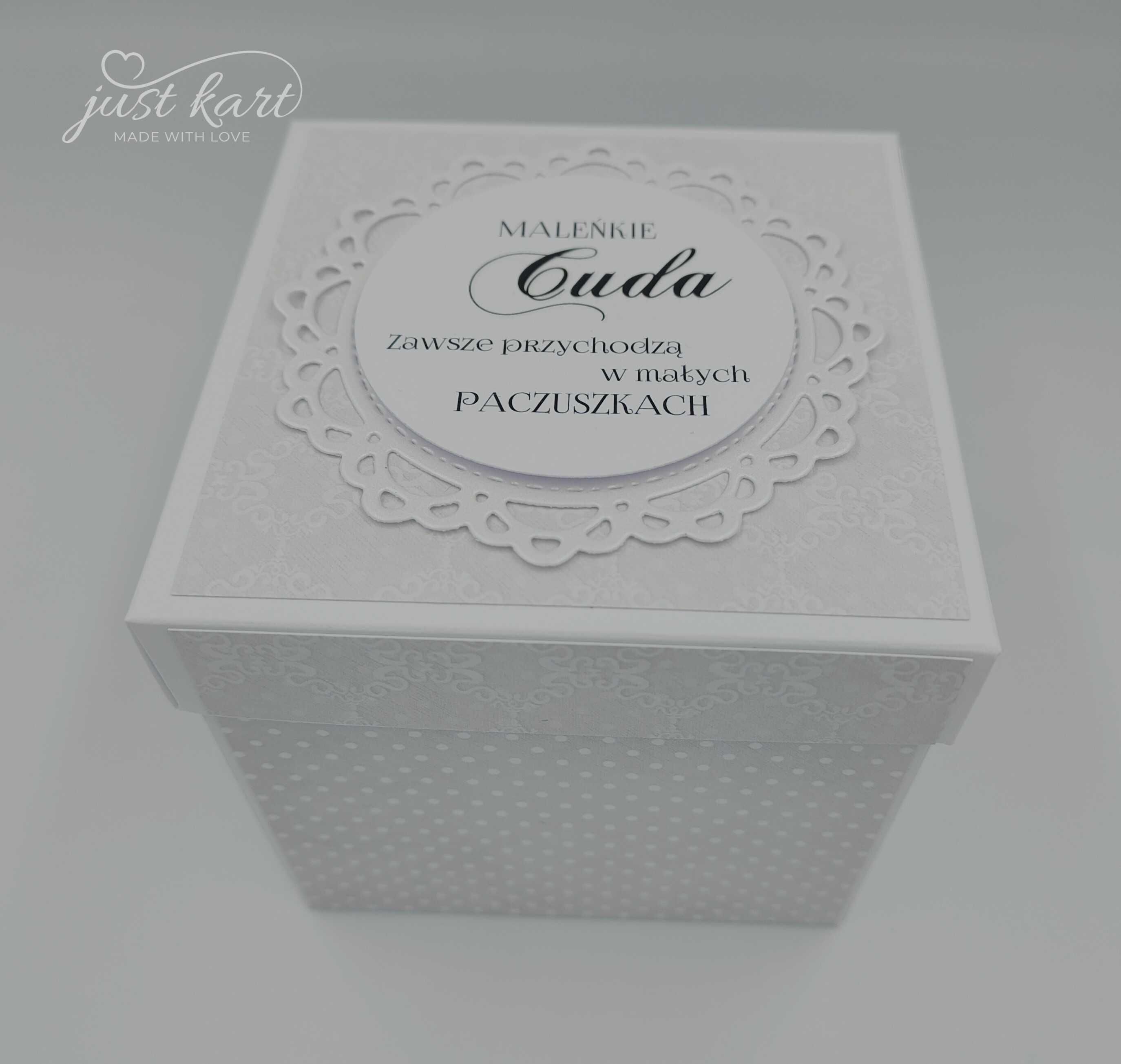 Kartka pudełko gratulacje zostaniecie dziadkami exploding box