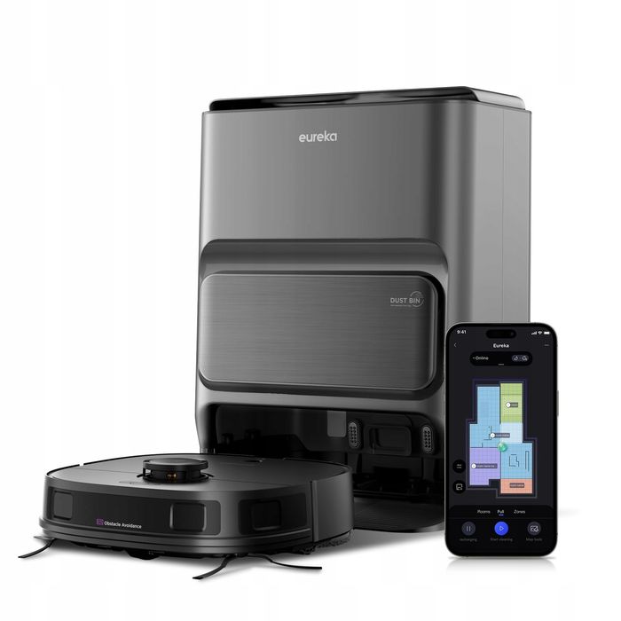 Robot Sprzątający Eureka J12 Ultra Czarny Plus Akcesoria