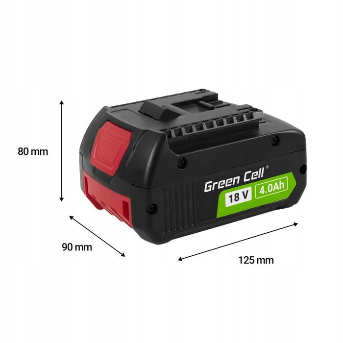 Bateria Green Cell 1600z00038 Do Bosch Gba 18v Professional System 18