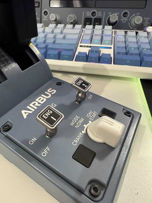 Thrustmaster Airbus TCA Officer Pack Joystick i Przepustnica