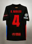 Koszulka FC Barcelona 24/25 LM wyjazdowa R. ARAUJO 4 r. S 48h