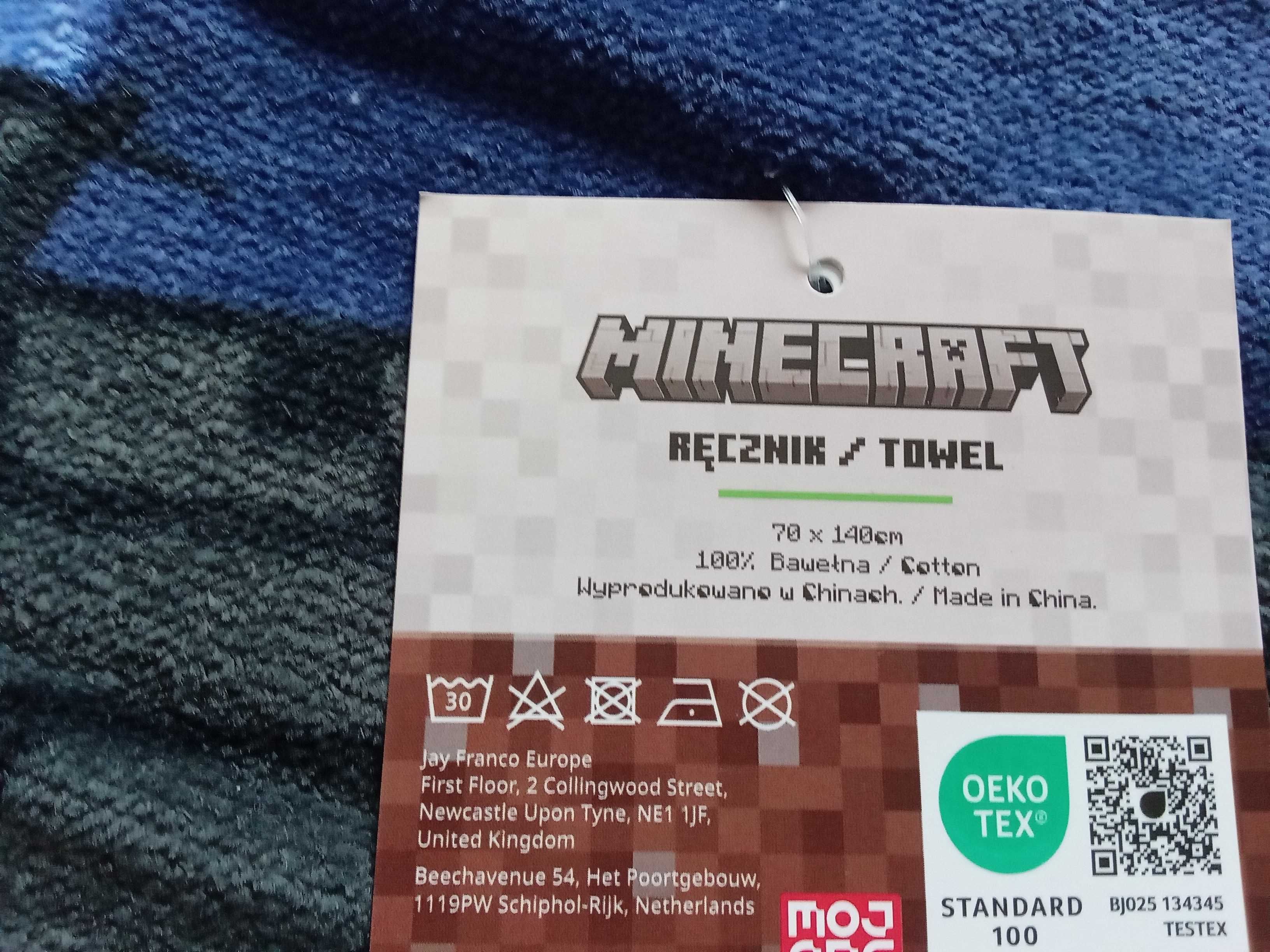 Ręcznik bawełna 70x140 Minecraft