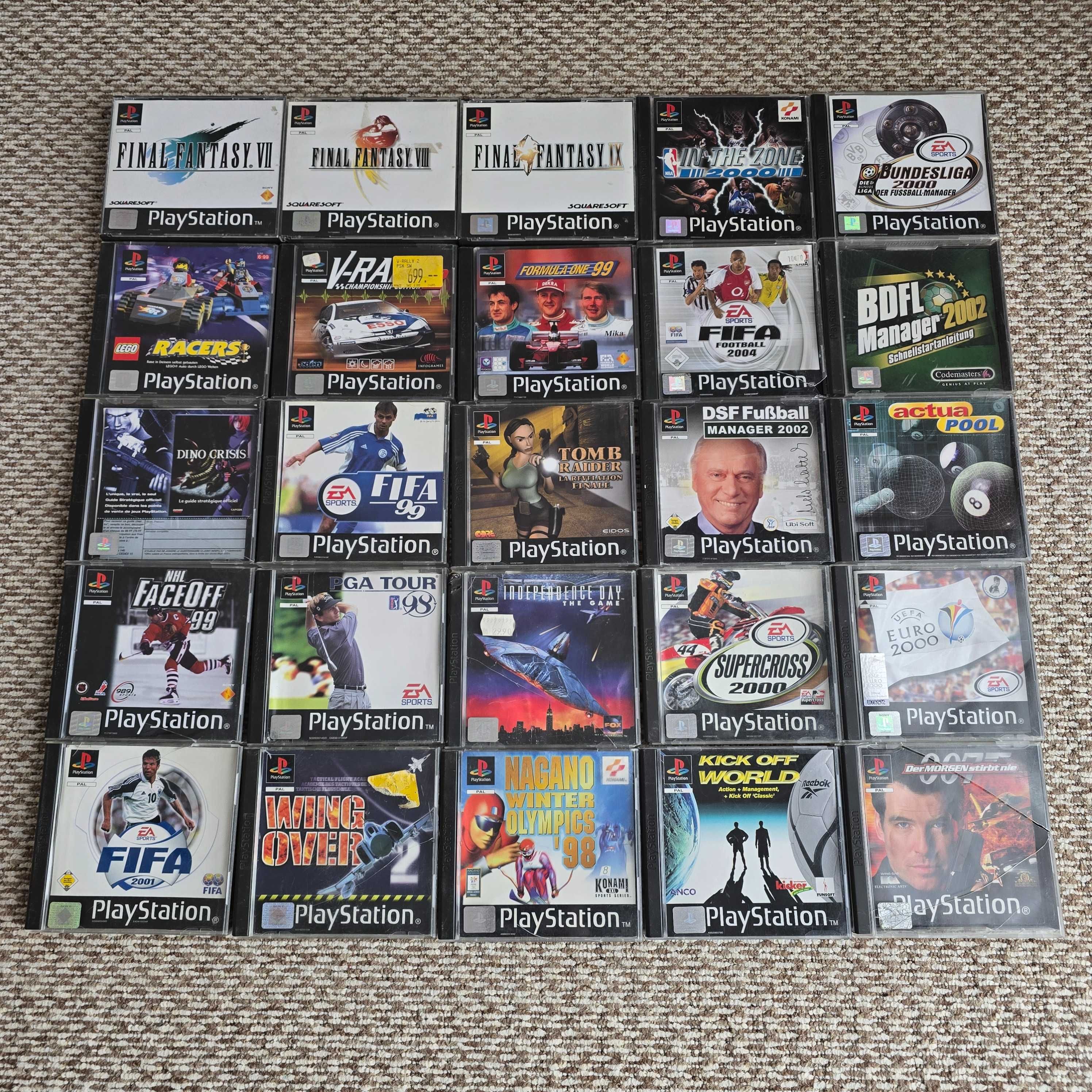 Zestaw 20 gier na PlayStation 1