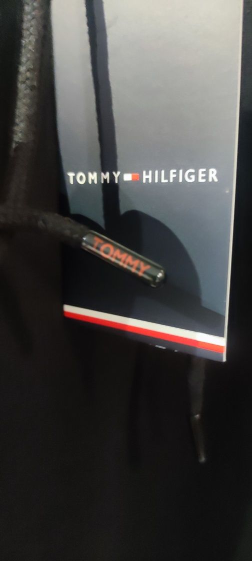 Nowa czarna męska bluza Tommy Hilfiger rozmiar L