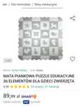 Mata piankowa puzzle dla niemowląt