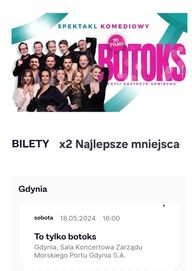 Bilety na spektakl 18.05.2024 godz.16