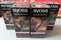 5szt krem koloryzujący Syoss:orzechowy brąz5_8(4szt)+1ciemny blond 6_8