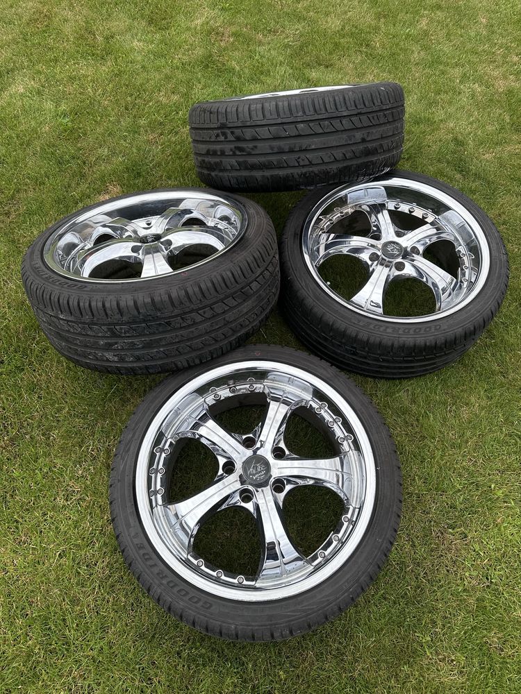 Felgi chromowane Barracuda z oponami 18”