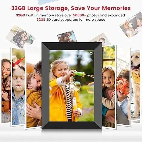 Цифрова фоторамка Frameo 10.1 Wi-Fi з сенсорним екраном 32 Gb