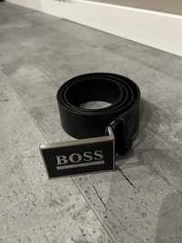 Czarny pasek Hugo Boss Icon 100 cm