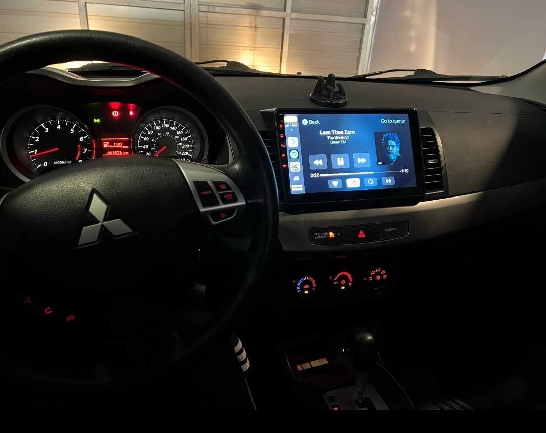 нова магнитола lancer x android лансер 10 MITSUBISHI