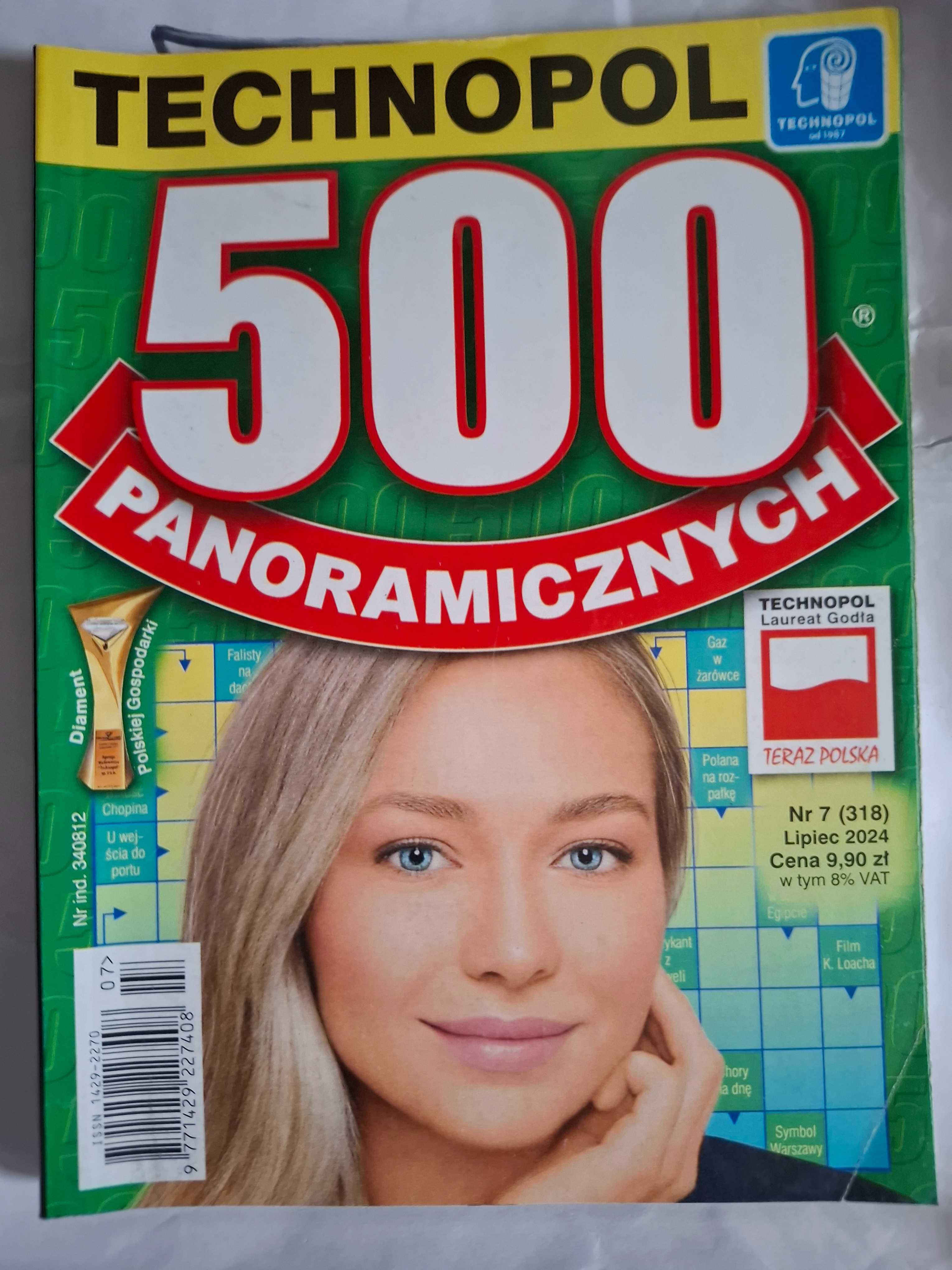 Technopol 500 Panoramicznych Krzyżówka Łamigłówka Puzzle Sudoku