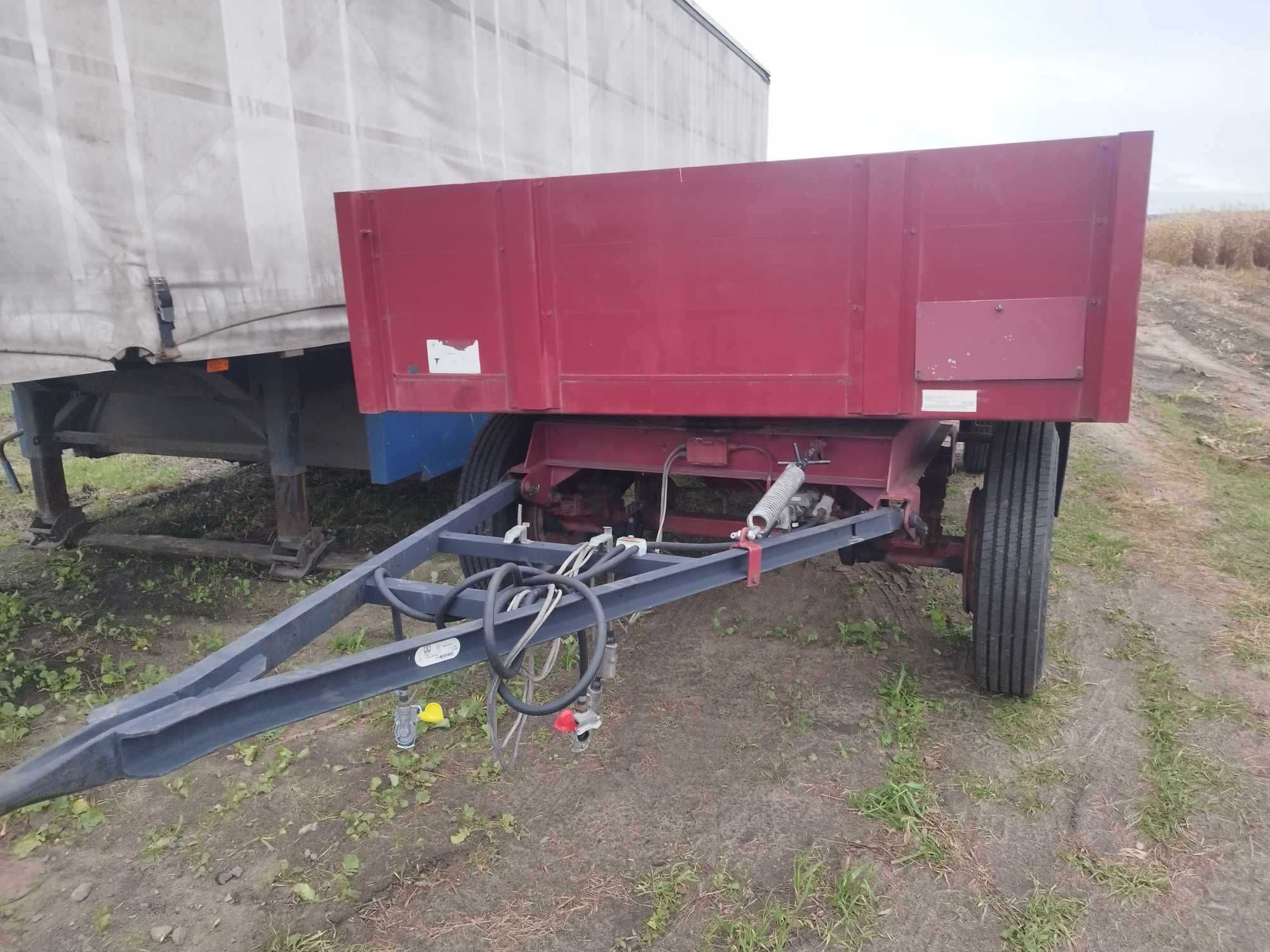 Przyczepa Müller-Mitteltal DMC 8200 kg sprowadzona z Niemiec.