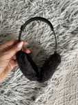 Czarne nauszniki unisex uniwersalne black ear muffs