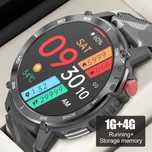 LEMFO C22 smart watch for men 4G ROM 1G RAM 4 1,6 cala srebrny